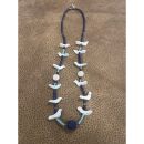 Zuni Fetish Necklace short Dark Blue-Turquoise Choker...