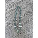 Zuni Fetisch Halskette kurz Tuerkis Moewen Variante mit...