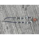 Zuni Fetisch Halskette kurz Lapis Tuerkis Voegel Variante...