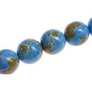 Paper coated Globe  round beads