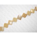 Melo Muschel flat squares, dd, ca. 15x3mm