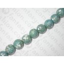 Abalone Cracking-Ball turquoise blue ca.15mm KHS