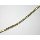 brass rectangles golden 4x3mm