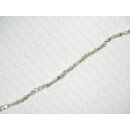 Brass flat squares dd ca. 5x5x3mm silver matte MSS