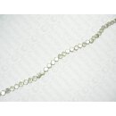 Messing flat squares dd ca. 6x6x3mm silver matte MSS