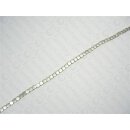 Brass flat squares csd ca.5x5x3mm silver matte MSS