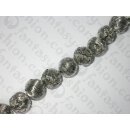 Metall wire ball silver platted, ca. 19mm