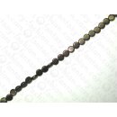 Brass flat round ca. 6x3mm antique copper MSS