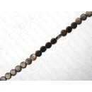 Brass flat round ca. 10x3mm antique copper MSS