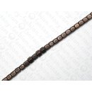 Brass cube round edges ca.5x5x5mm antique copper